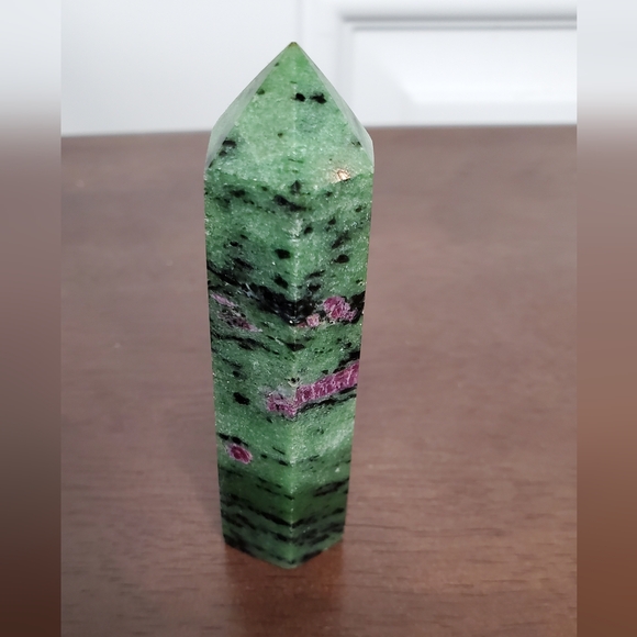 Ruby Zoisite Crystal Tower - Picture 6 of 10